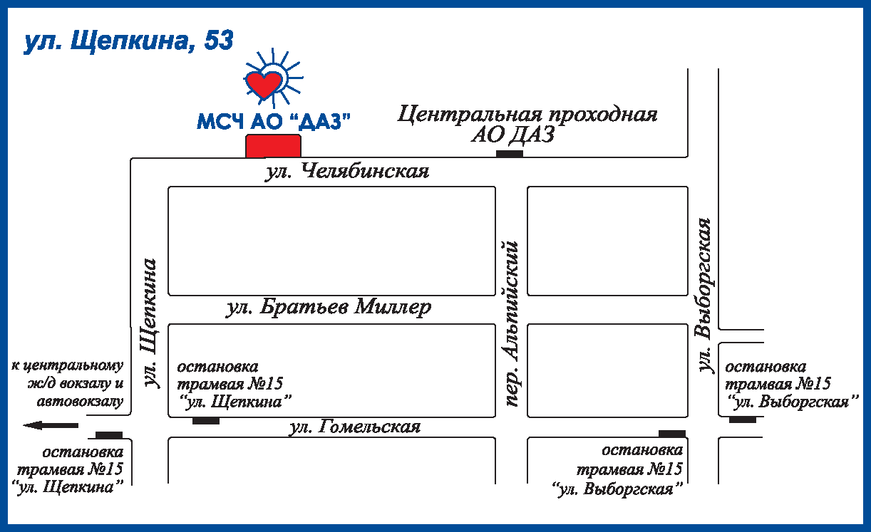 Схема проезда